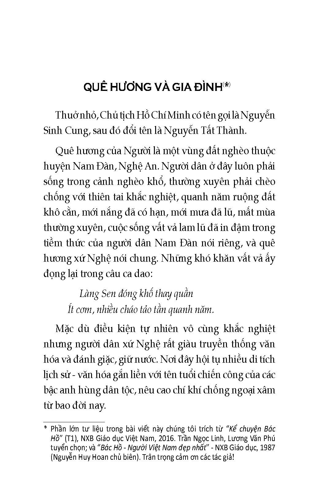 Tấm Gương Bác - Ngọc Quý Của Mọi Nhà - Quê Hương Nghĩa Nặng Tình Sâu