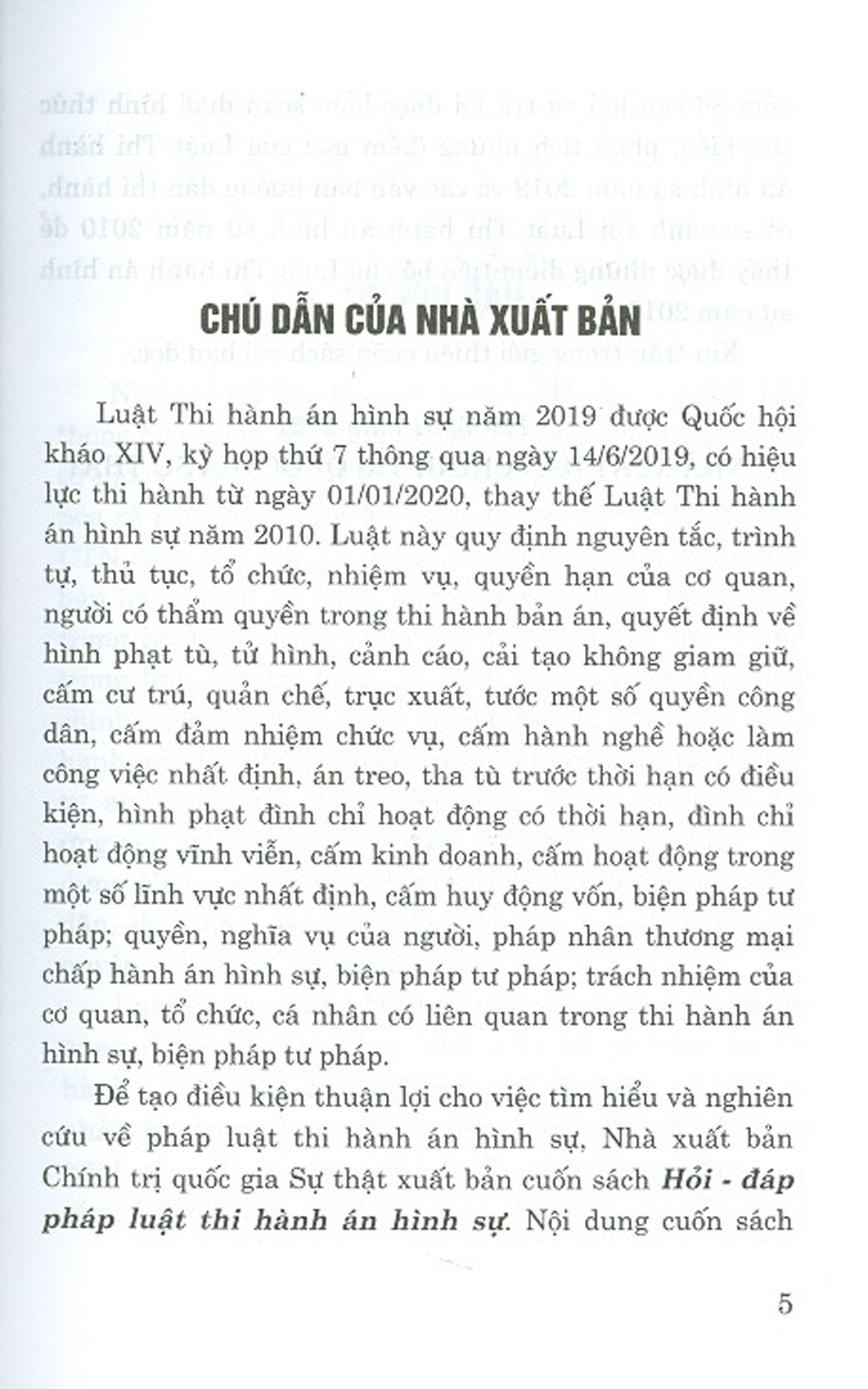 Hỏi - Đáp Pháp Luật Thi Hành Án Hình Sự