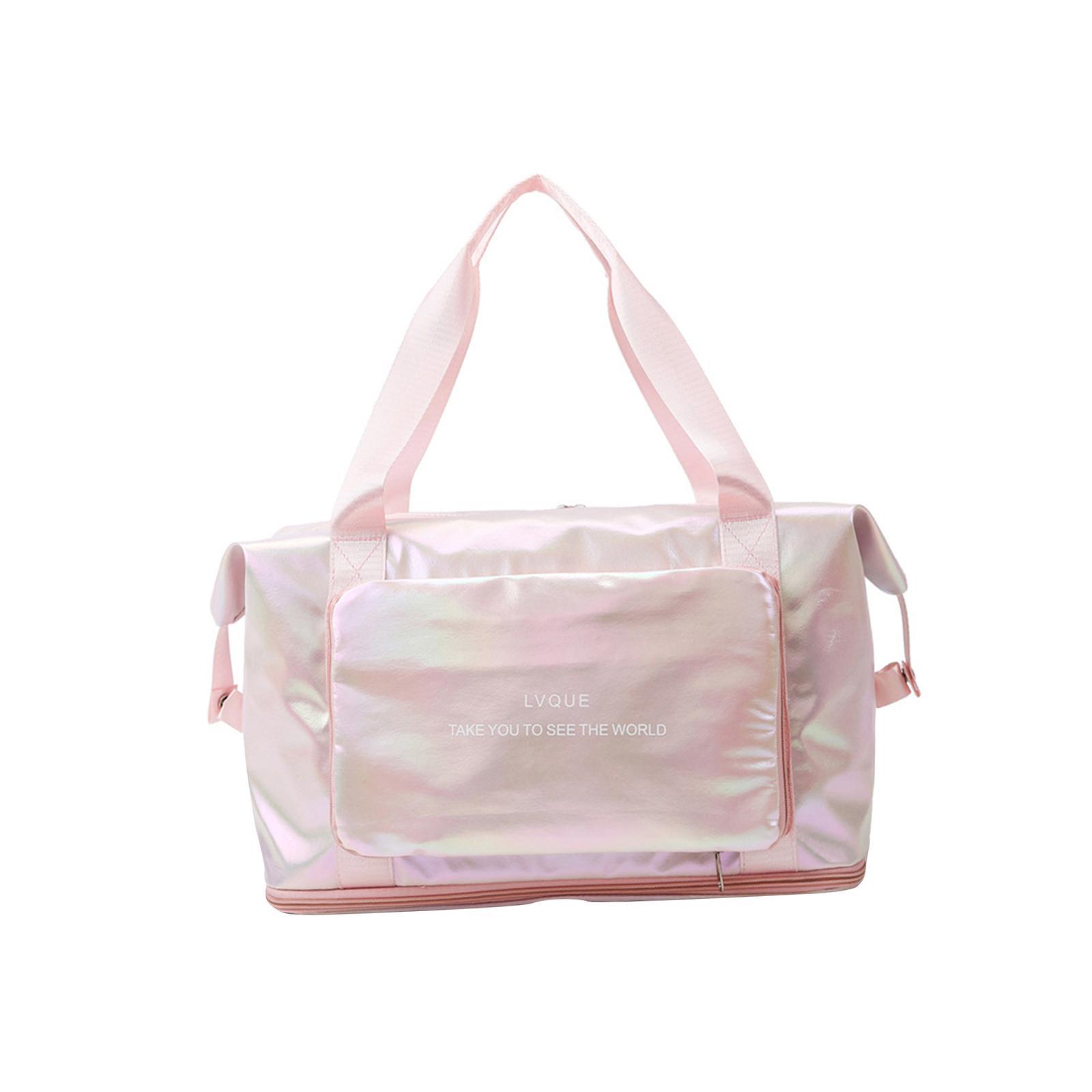 Travel Duffle Bag Sports Gym Bag Weekender Bag Luggage Portable Waterproof Multipurpose Expandable Overnight Bag Handbag for Camping Fitness
