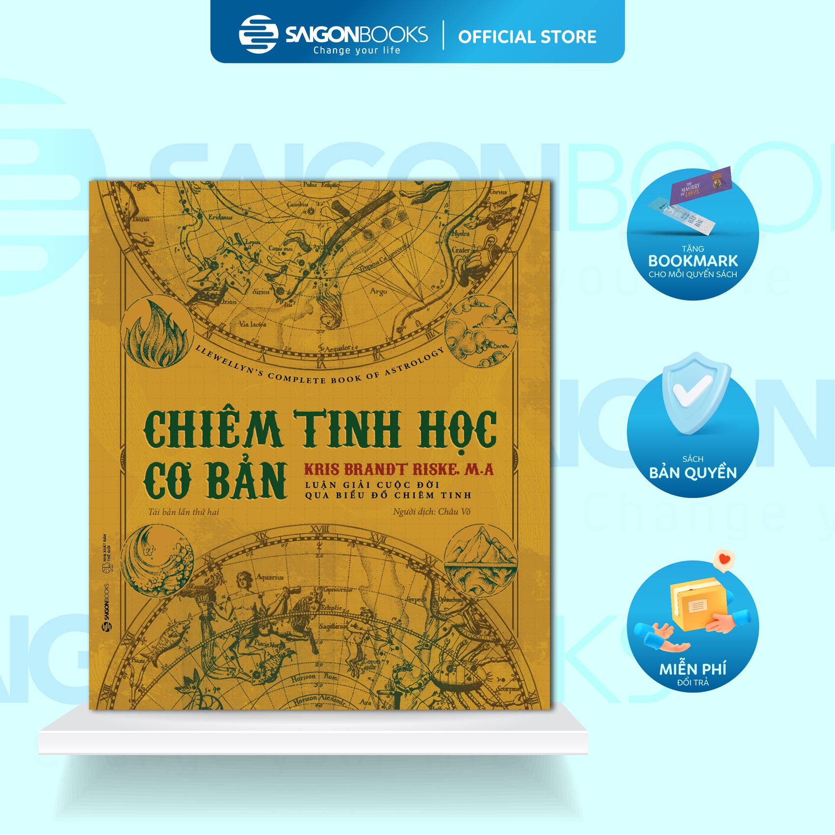 Sách Chiêm Tinh Học Cơ Bản – Luận Giải Cuộc Đời Qua Biểu Đồ Chiêm Tinh