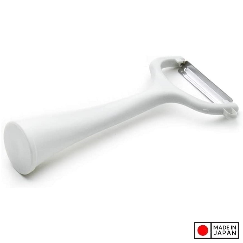 Dụng cụ bào/ nạo vỏ trái cây, củ quả Echo, cán bằng nhựa PP nhẵn mịn dễ cầm nắm và thao tác - nội địa Nhật Bản