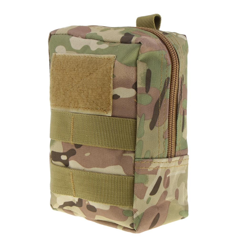 2pcs Durable Compact Molle Waist Pouch  Bag Outdoor EMT Pouch