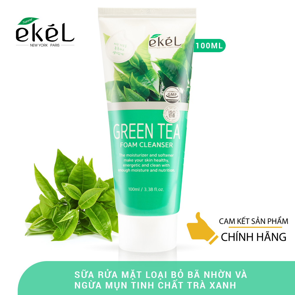 Sữa rửa mặt Trà xanh Ekel 100ml