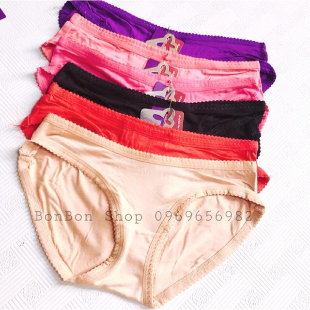 Quần lót cotton trơn mịn đẹp