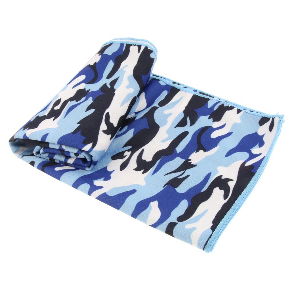 Instant Cooling Towel Reusable Chill Cool for Outdoor Sports Cycling Hiking Camping Gym