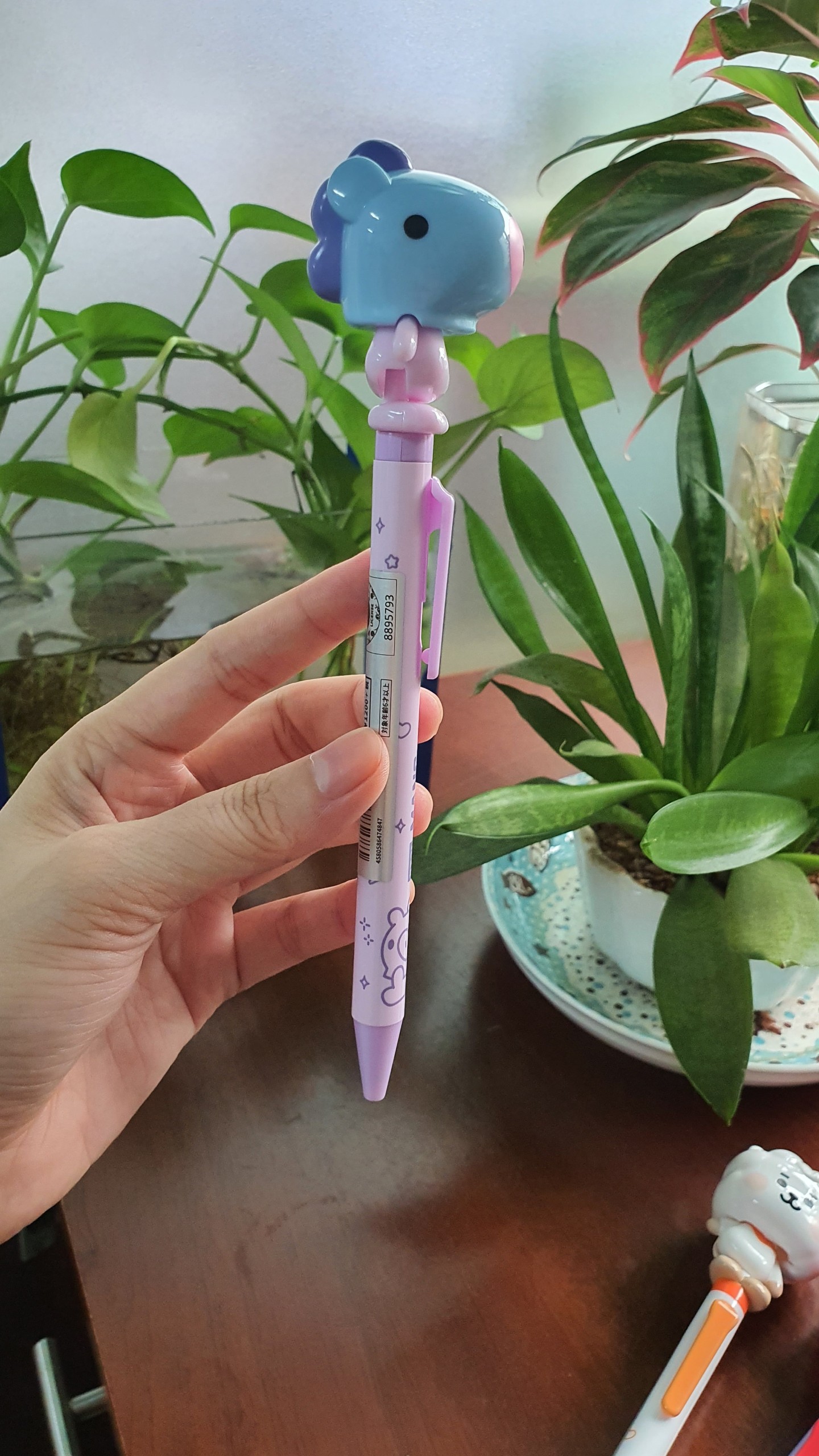 BÚT BI MỰC ĐEN MÔ HÌNH BT21 ACTION PEN -HÀNG CHÍNH HÃNG