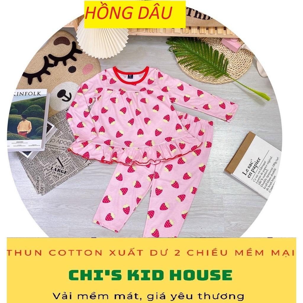 (VẢI XUẤT ĐẸP) ĐỒ BỘ THUN COTTON 2 CHIỀU XUẤT DƯ MỀM MÁT CHO BÉ LỚN 20-40KG