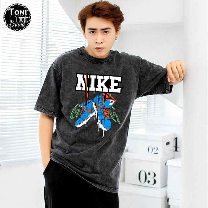 Áo Thun Tay Lỡ Local Brand NAIKI Cotton 100 form rộng nam nữ Unisex
