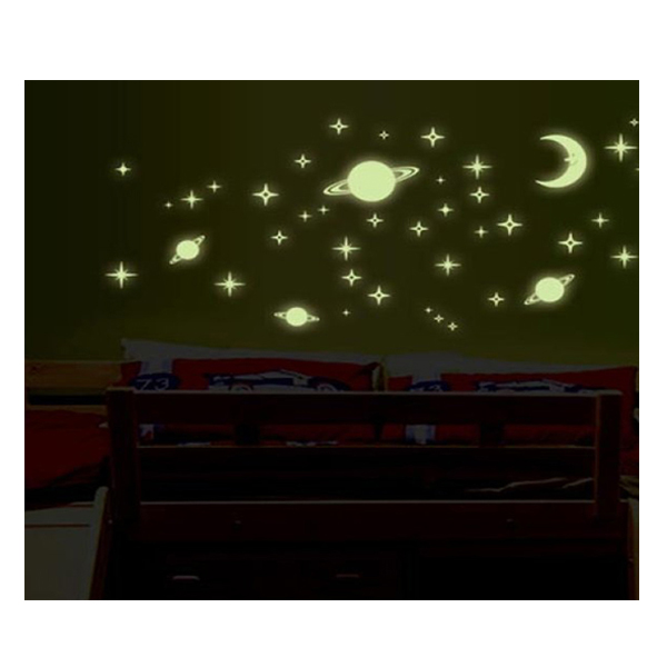 Decal Dán Tường Vũ Trụ Dạ Quang PK98