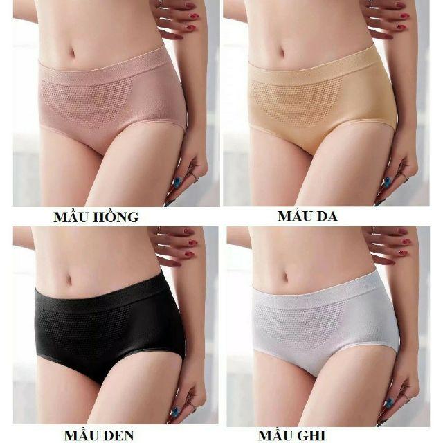 Quần lót nữ y tế kháng khuẩn chống bí hàng xuất Nhật có túi zip - QLN17