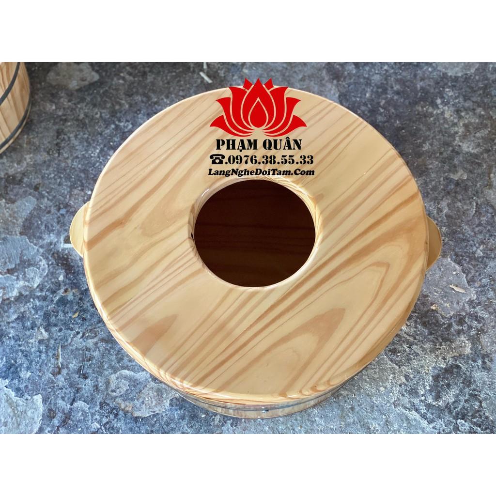 Chậu ngâm mông, xông phụ khoa,tắm cho bé, chậu gỗ ngâm mông