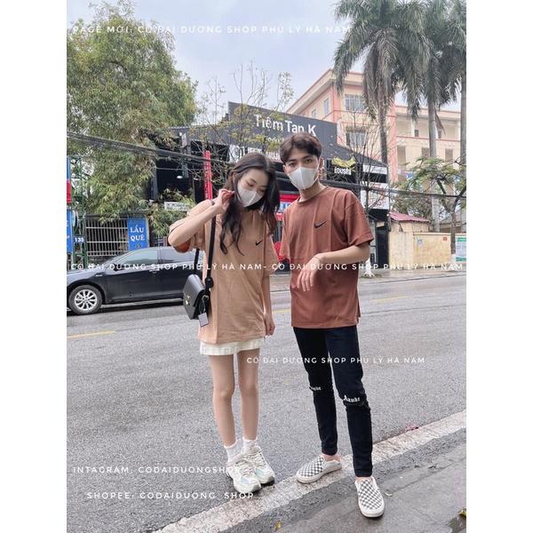 Áo phông V lệch cộc tay