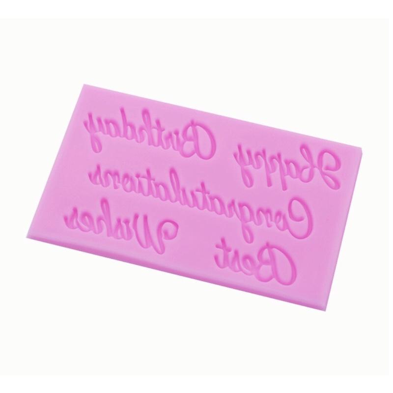 Khuôn silicon Chữ Happy Birthday Làm Bánh