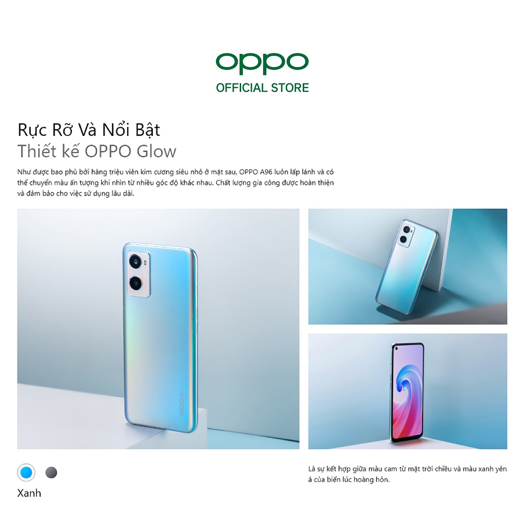 Điện thoại OPPO A96 (8GB/128GB) - Hàng chính hãng