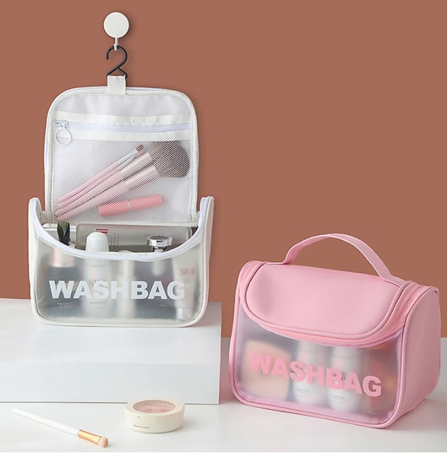 Túi đựng mỹ phẩm du lịch WashBag chống nước - Hồng