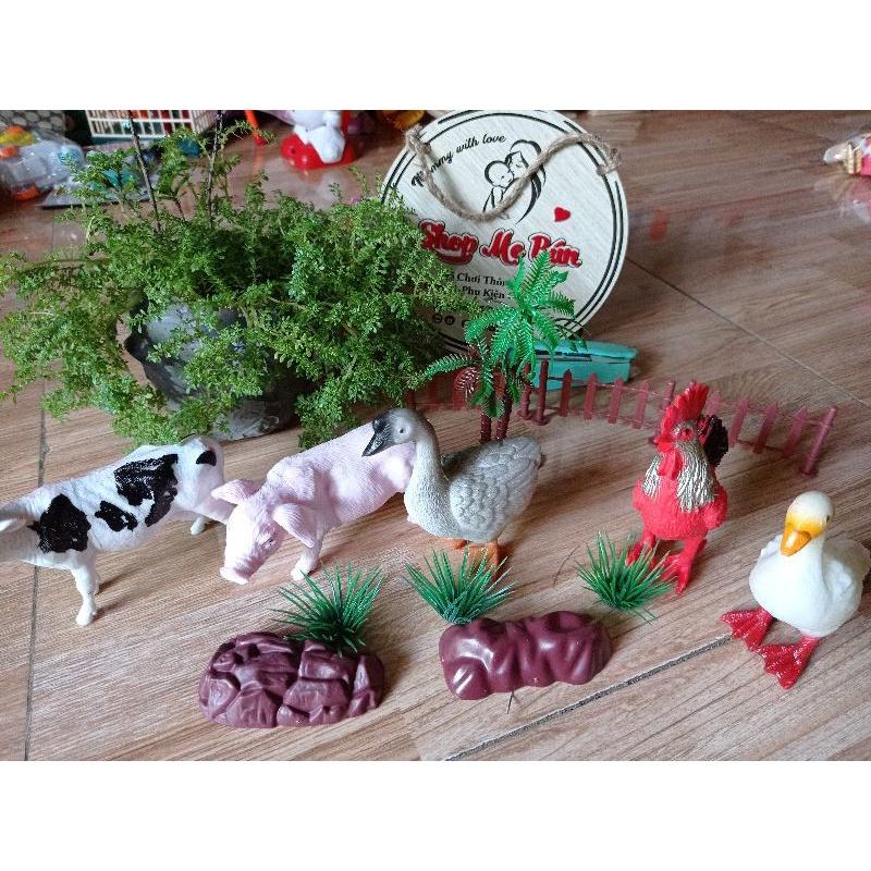 Túi thú, Đồ chơi mô phỏng các con thú bằng nhựa cao cấp giúp các bé học hỏi thế giới xung quanh