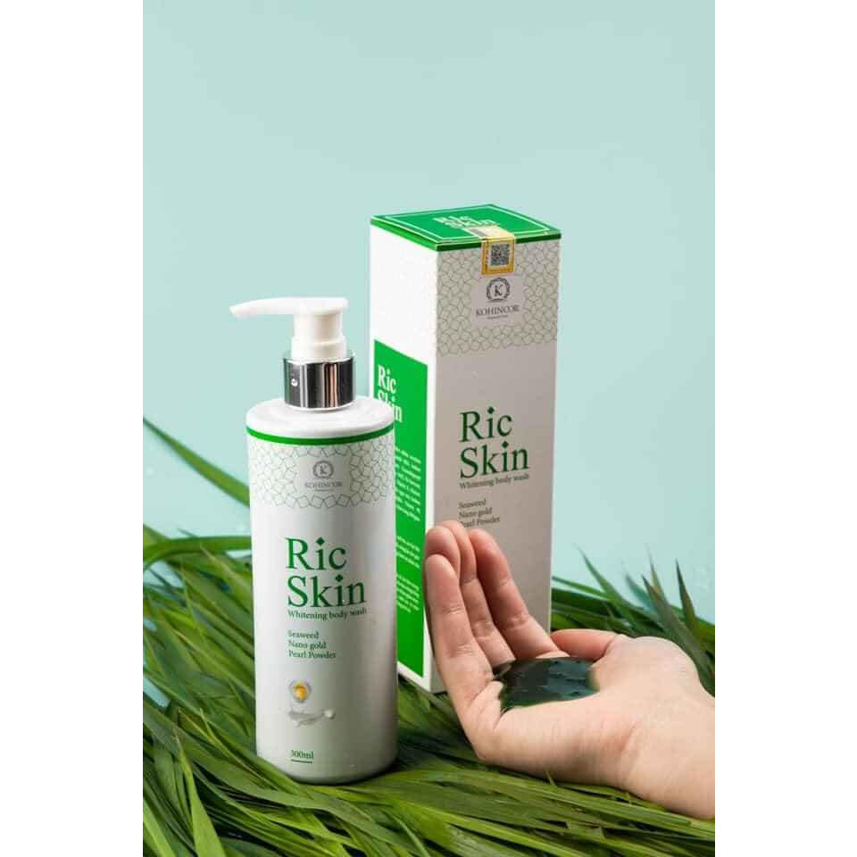 Sữa Tắm Ric Skin (300ml) Giúp Trắng Da, Mịn Da, Ngừa Mụn Lưng