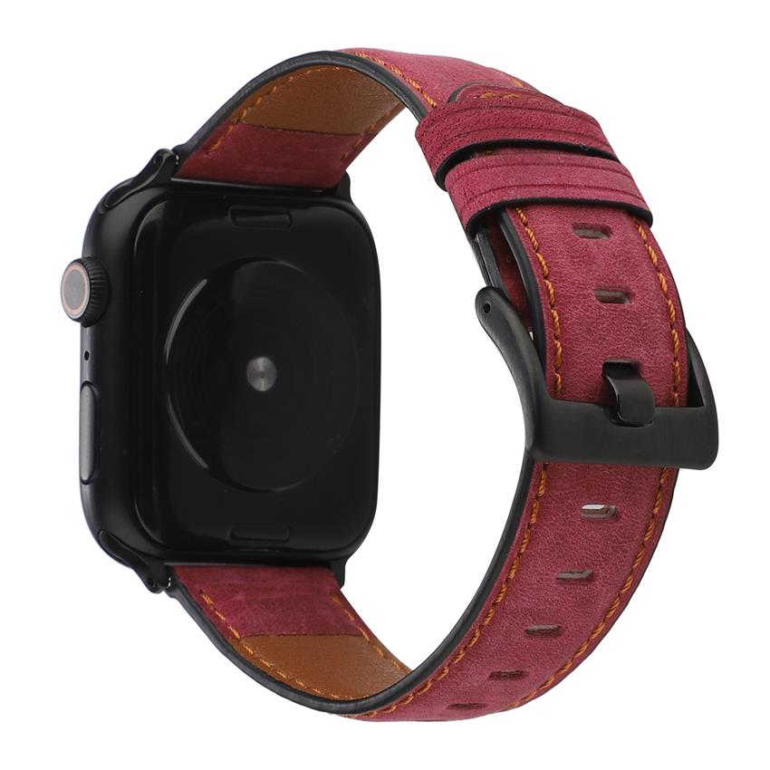 Dành cho iWatch 38/40 / 41mm 42/44/45 / 49mm iWatch Series 1 2 3 4 5 6 7 8 SE ULTRA  Dây da thật cổ điển