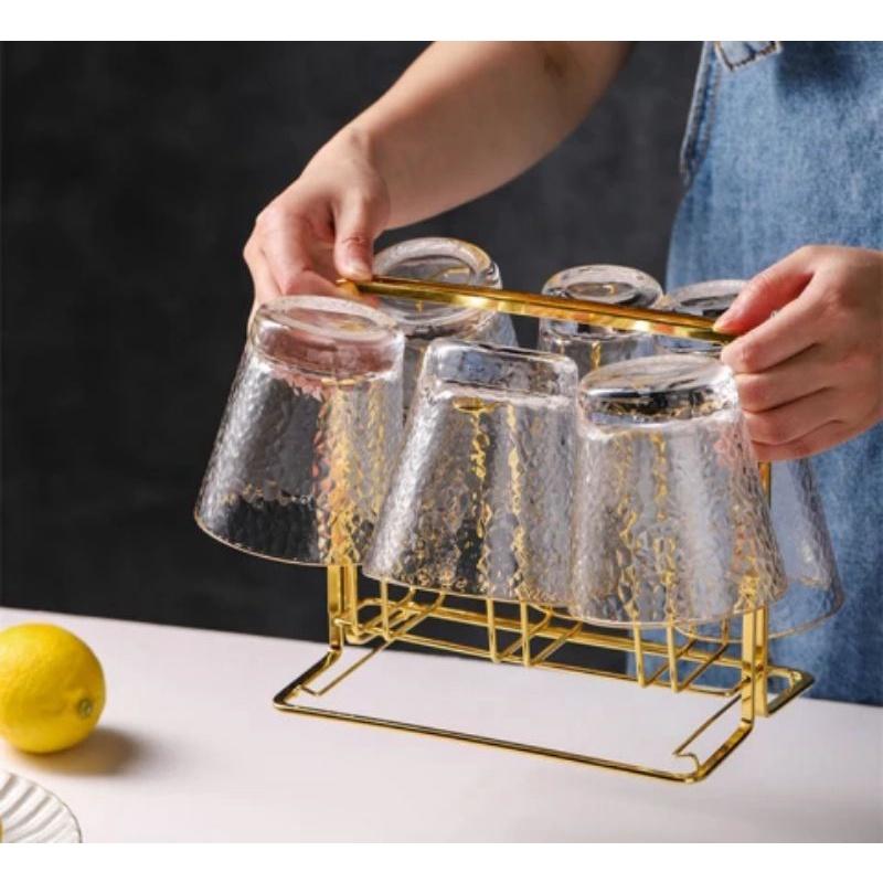 Bộ 6 Cốc Thủy Tinh Phong Cách Nhật