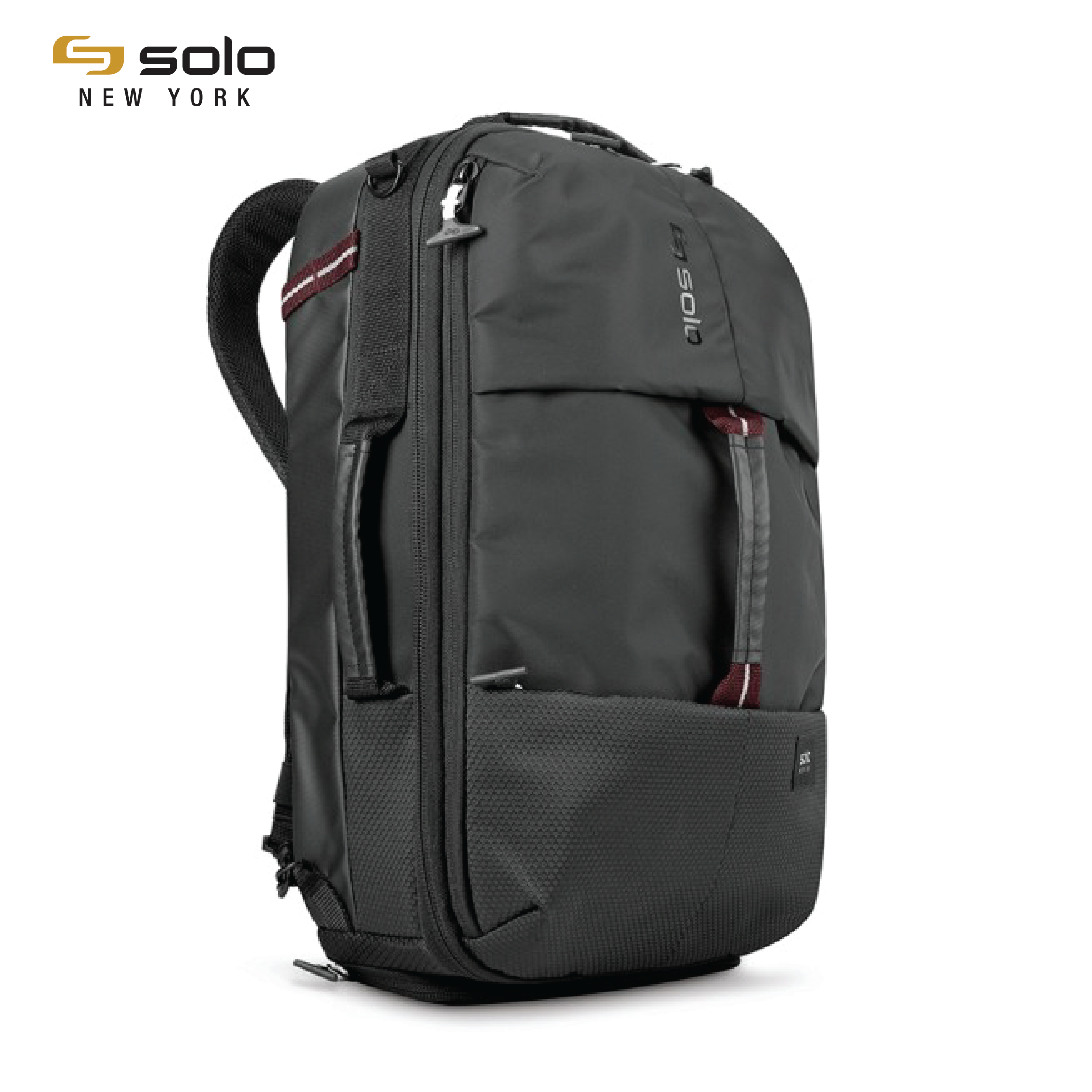 Balo Solo Varsity All Star 17inch - Màu Đen - Mã VAR600-4 - Dòng Ba lô đi du lịch ngắn hàng - Kích thước Cao 50 x Ngang 28 x 15 cm - Bảo hành chính hãng quốc tế 5 năm