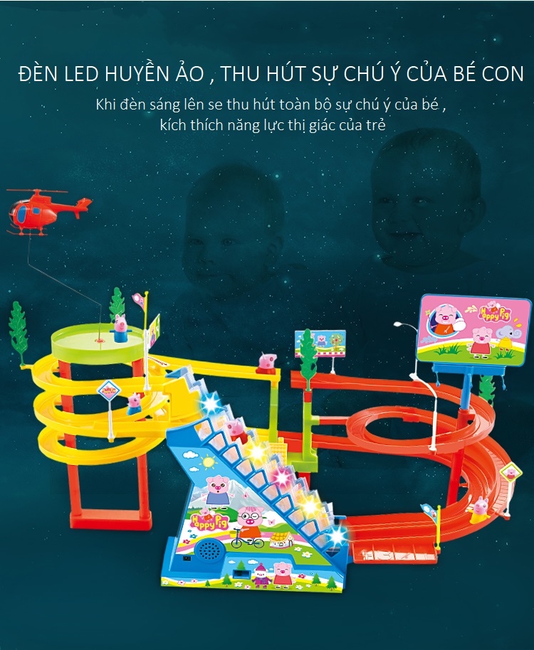 Cầu Trượt Heo Con PEPPY
