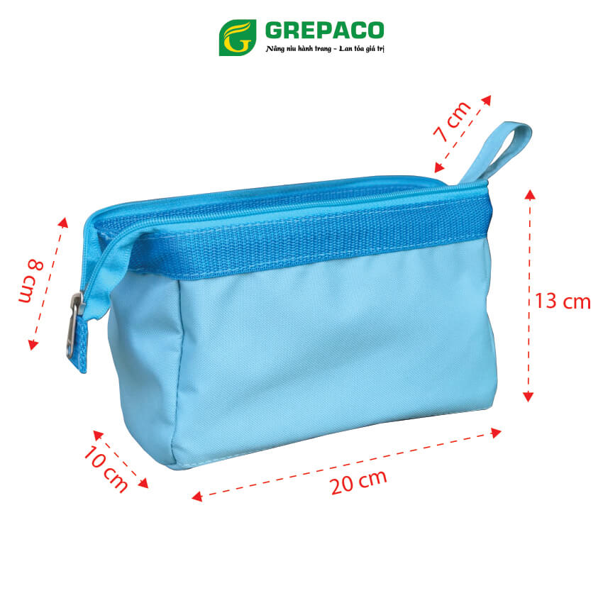 Hộp Đựng Bút Viết Đa Năng Grepaco Bằng Vải Bố Canvas Tote Đẹp Nhiều Ngăn Dạng Túi Đựng Dụng Cụ Đồ Dùng Học Tập, Phụ Kiện Học Sinh, Sinh Viên, Đồ Cá Nhân Văn Phòng – Hàng Chính Hãng