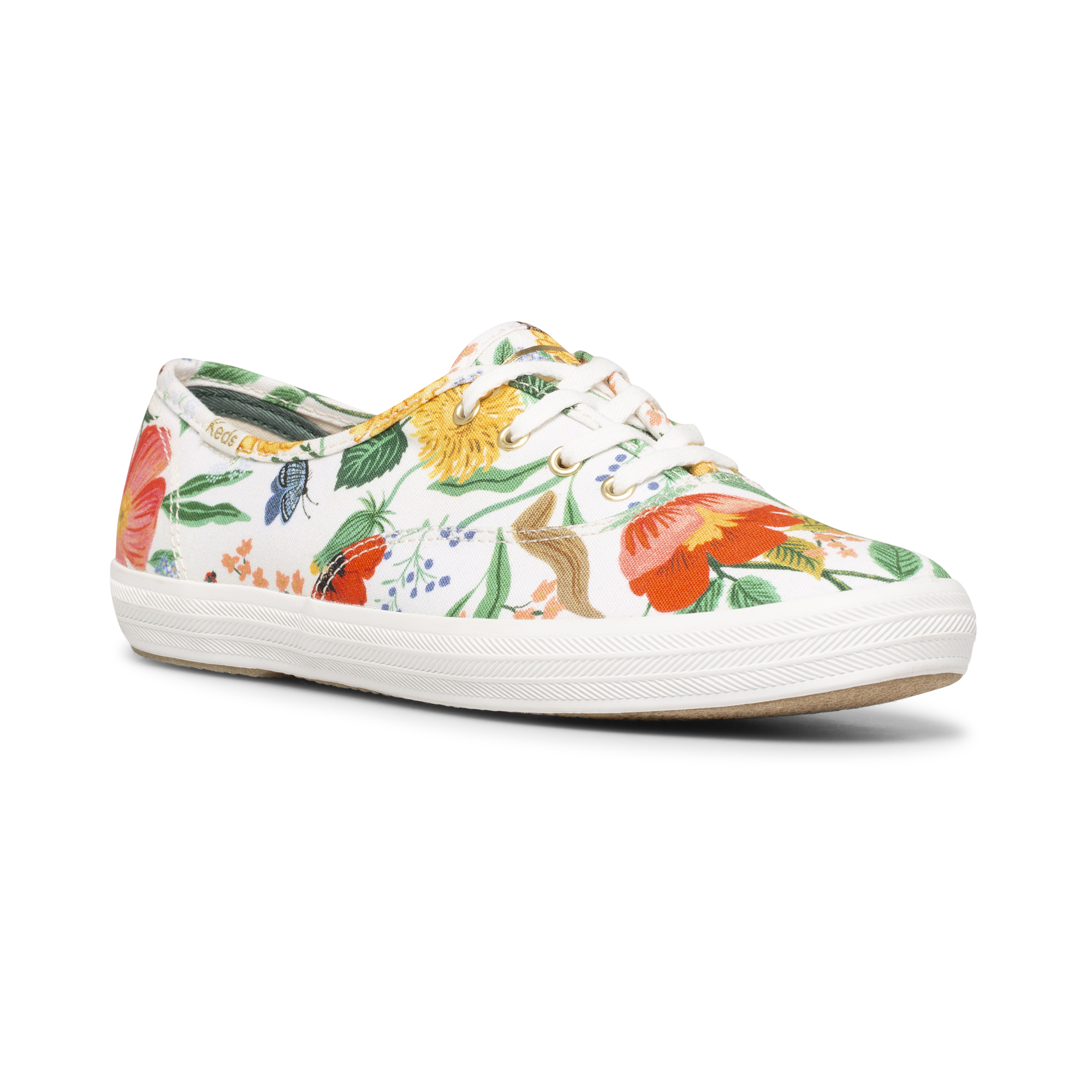 Giày Keds Nữ- Champion Canvas Rifle Paper Co. Botanical CVS White- KD065569