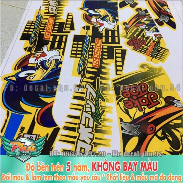 Tem rời Sirius Mẫu mới 2020 vàng đen -1