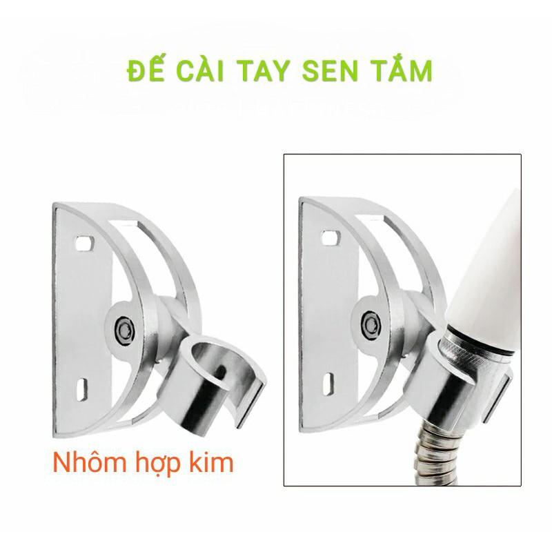 Đế cài tay sen tắm,vòi xịt vệ sinh chất liệu nhôm hợp kim