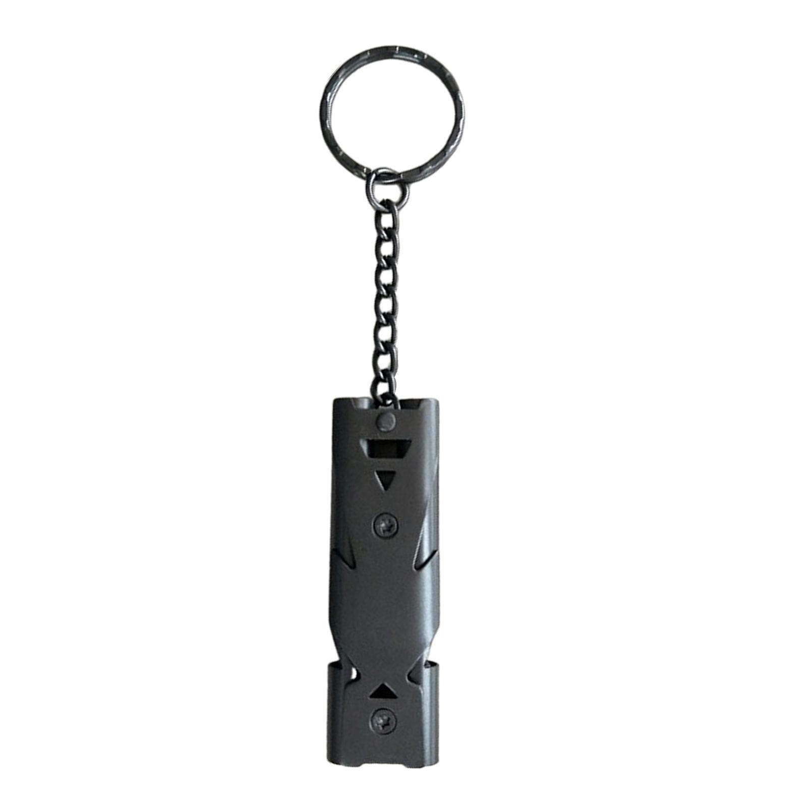 Outdoor Emergency Whistles, Survival Whistle with Keychain, for Camping Hiking Hunting Fishing or Any Outdoor Activities, Easy to Signal Loud Whistle