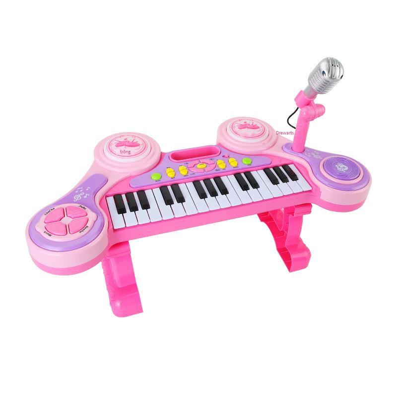 Đồ chơi đàn organ điện tử 31 phím nổ giá thấp nhất micro đàn piano nhỏ nhạc cụ đa chức năng cho trẻ em đồ chơi âm nhạc