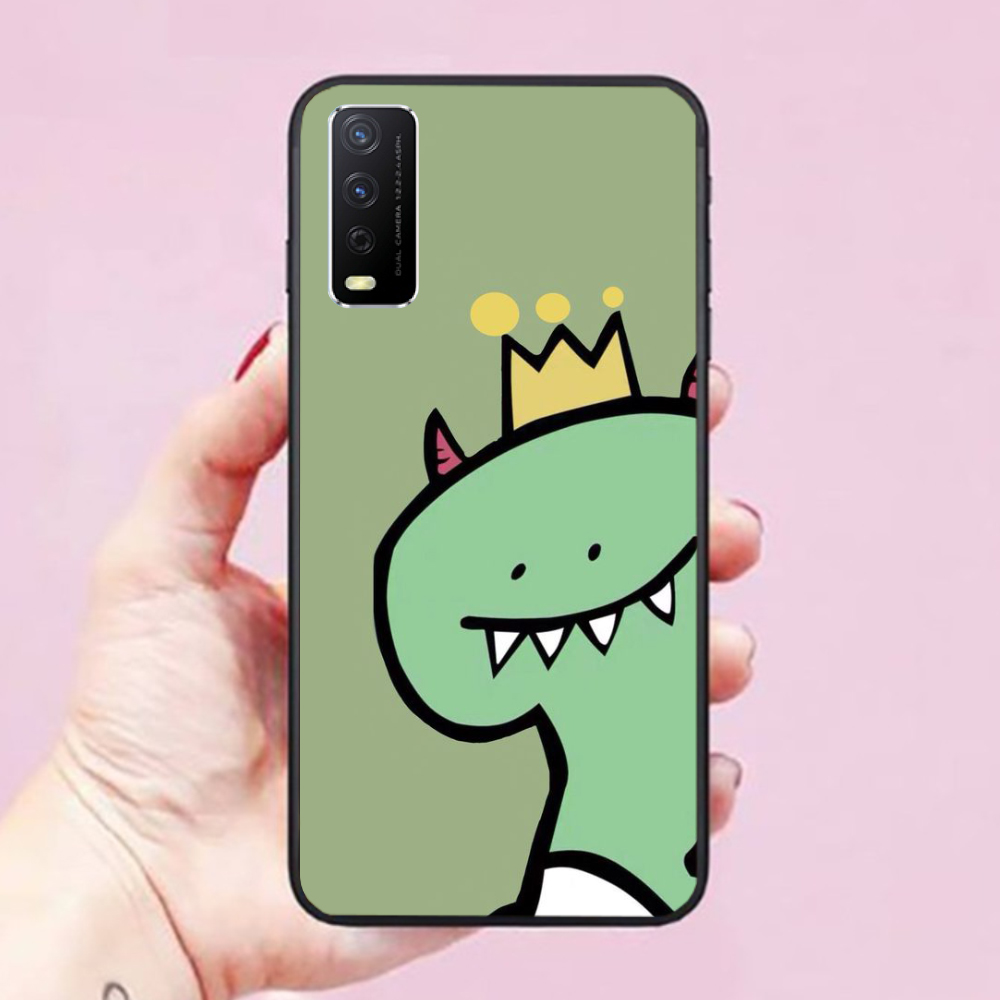 Ốp lưng điện thoại dành cho Vivo Y12S/Y20/Y20S/Y21S Hình Khủng Long Lai Ong