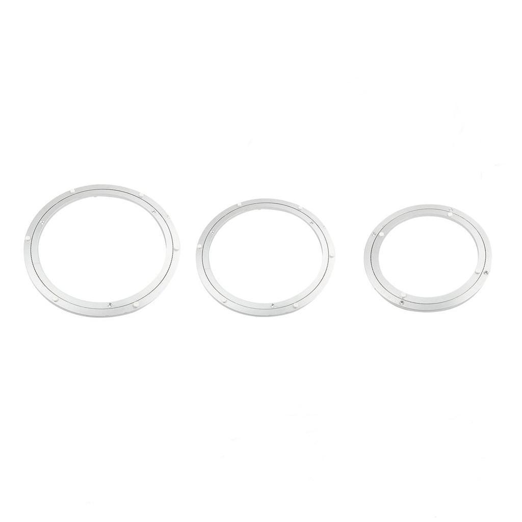 Aluminum alloy round rotating turntable bearing Lazy Susan 12 + 14 + 16 inches