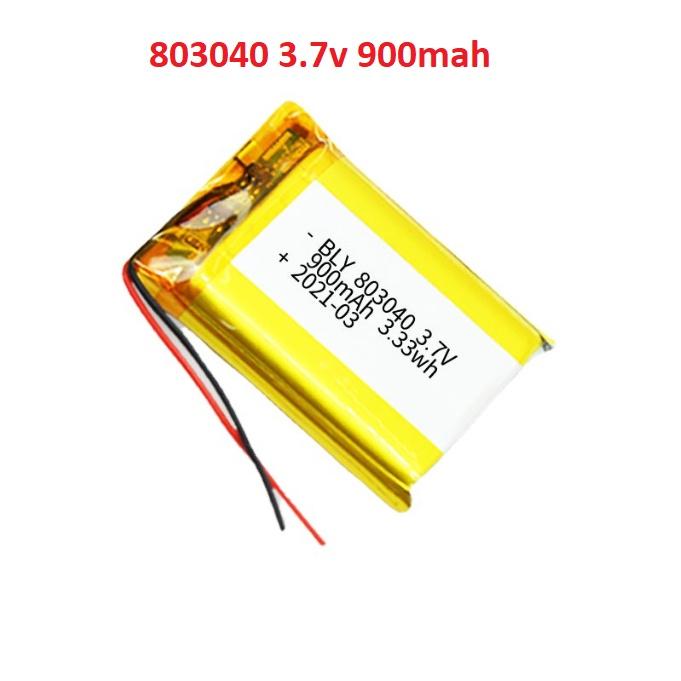 3.7V 900mah 803040 Pin Sạc Lithium Polymer  Cho tai nghe,loa Mp3 MP4 MP5 GPS PSP Bluetooth