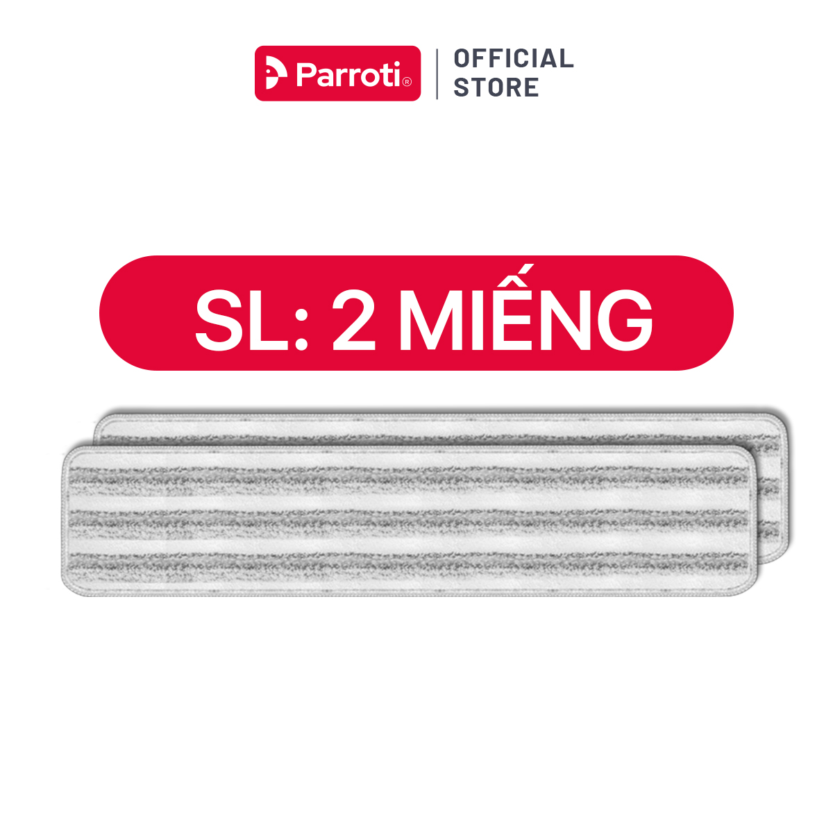 Miếng lau thay thế cây lau nhà tự vắt, xoay 360 độ tích hợp gạt nước Parroti Magic - MG03