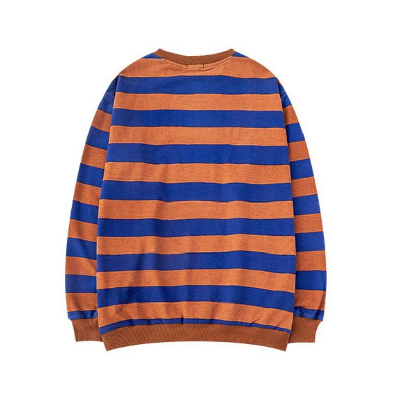 Áo sweater kẻ ulzzang unisex - ẢNH THẬT