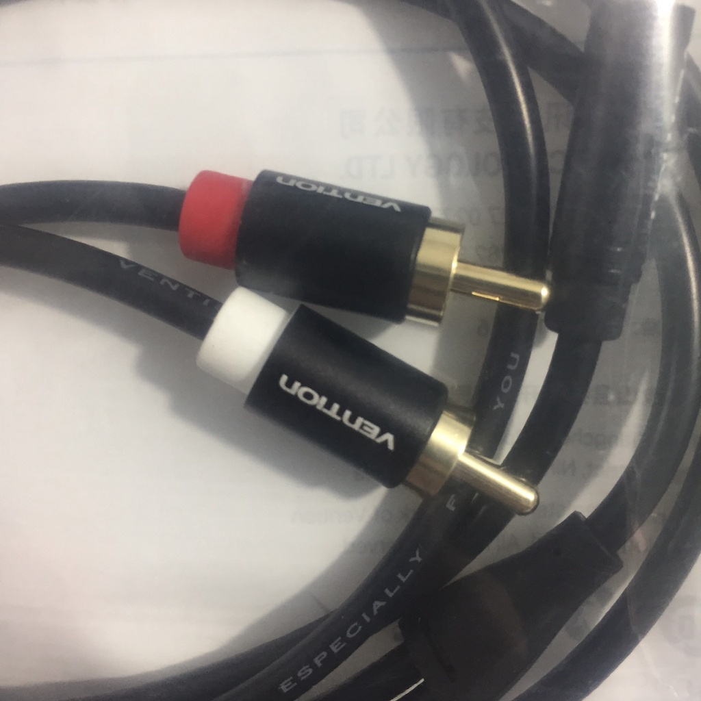 Cáp chuyển 3.5mm female ra 2 đầu RCA male Vention VAB-R01 - Hàng chính hãng