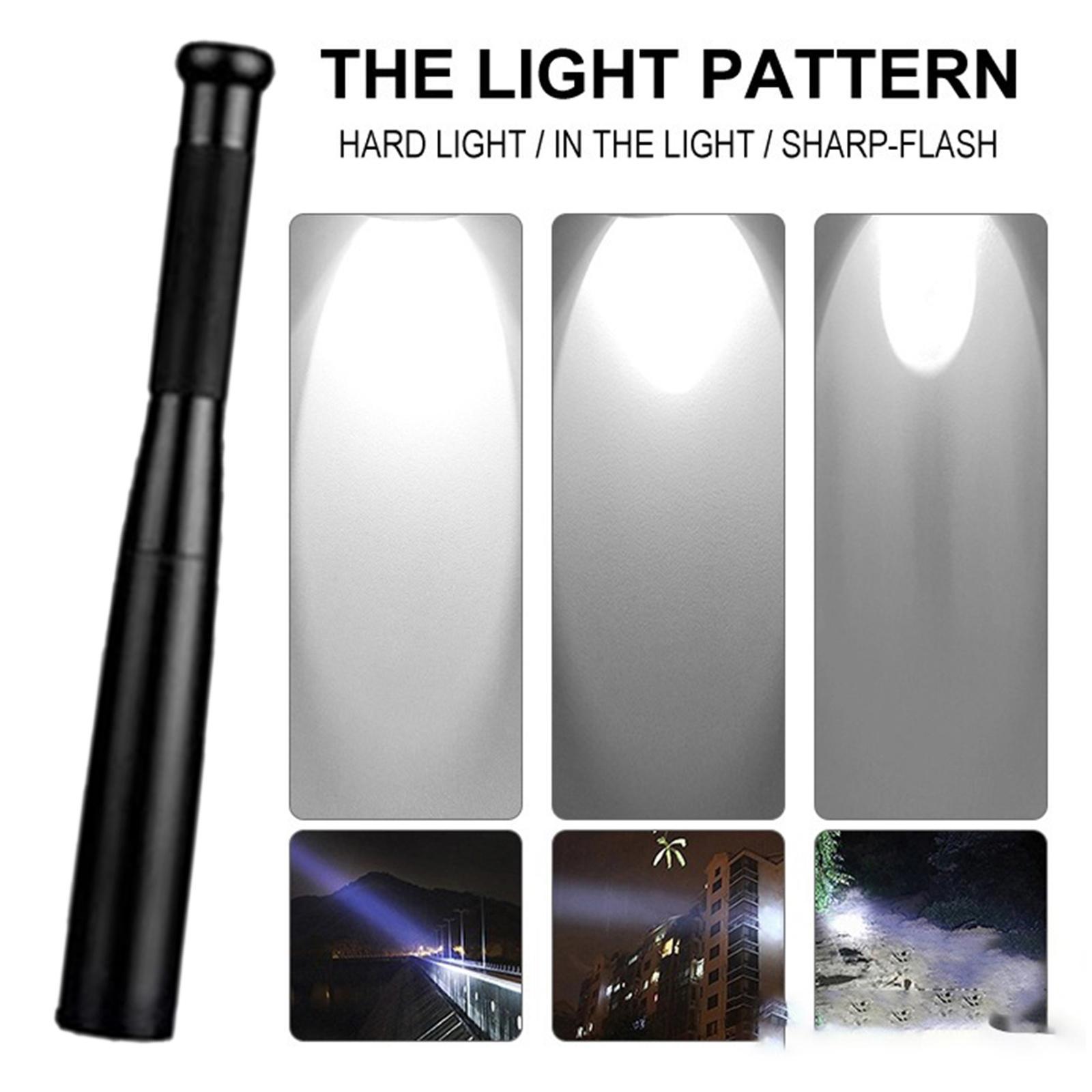 LED Flashlight Sturdy Waterproof Equipment for Outdoor Backpacking Emergency