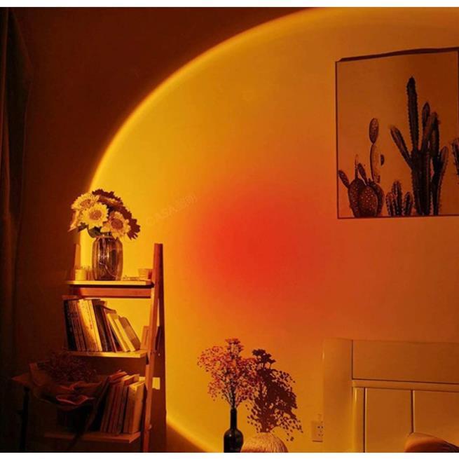 Đèn Sunset hỗ trợ TIKTOK chụp ảnh chuyên nghệp cực đẹp, Đèn chụp ảnh hiệu ứng hoàng hôn cầu vòng dùng chụp ảnh Decor