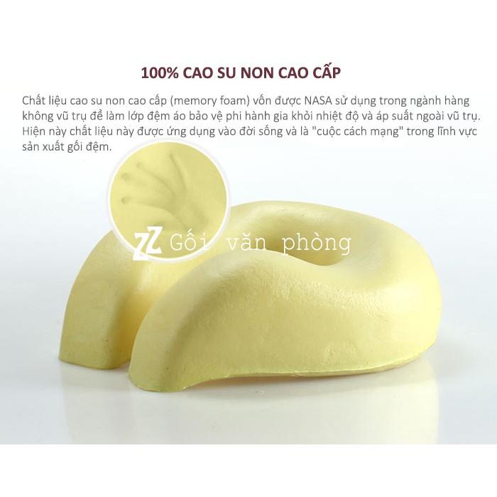 GỐI CHỮ U Ô TÔ, MÁY BAY GLC-01 ( vỏ vải )