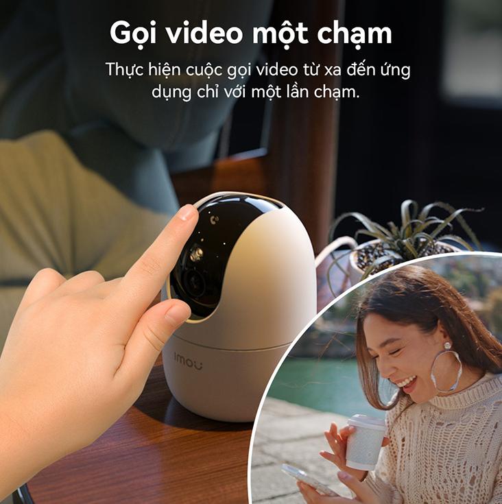 Camera Wifi IMOU A32P-Pro ( 3.Megapixel ) Đàm thoại 2 chiều, Xoay 360 độ, Wifi 6, Đèn &amp; Còi - Tích hợp nút gọi 1 chạm - Hàng Chính Hãng