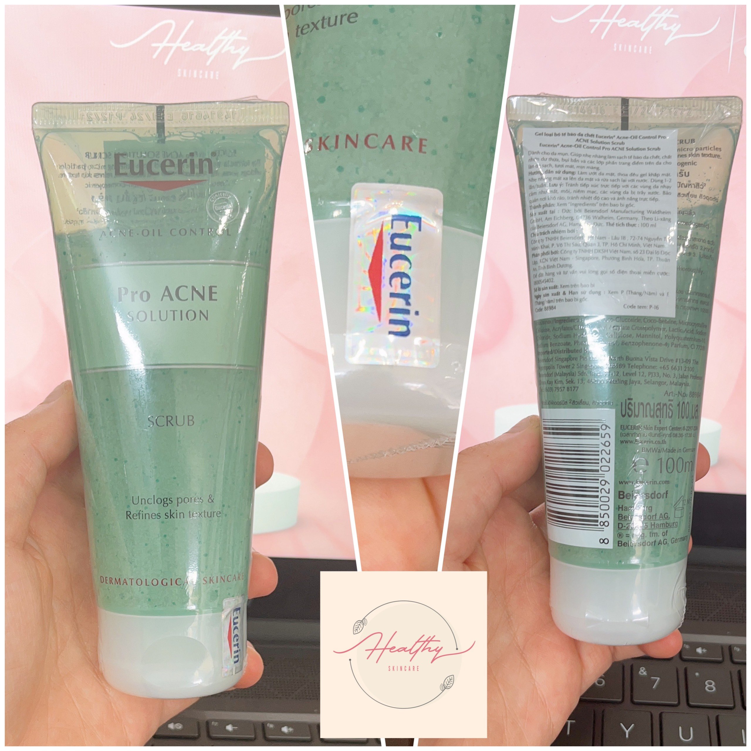 Tẩy Tế Bào Chết Ngăn Ngừa Mụn Eucerin (100ml)