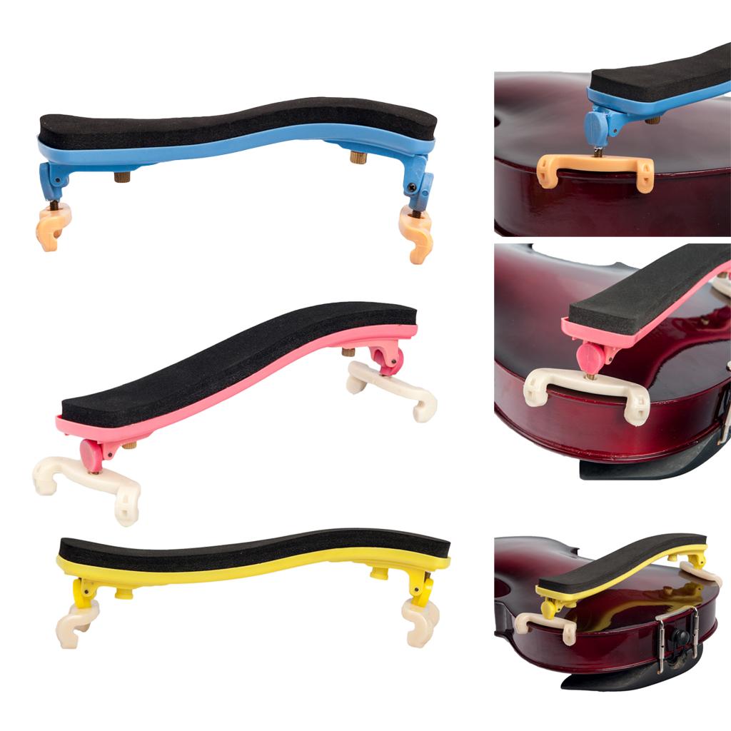 Adjustable Violin Shoulder Rest Musical Support for 4/4 3/4 Size Violins