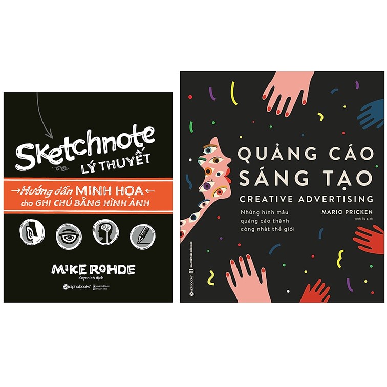 Combo Sách :  Sketchnote Lý Thuyết + Quảng Cáo Sáng Tạo