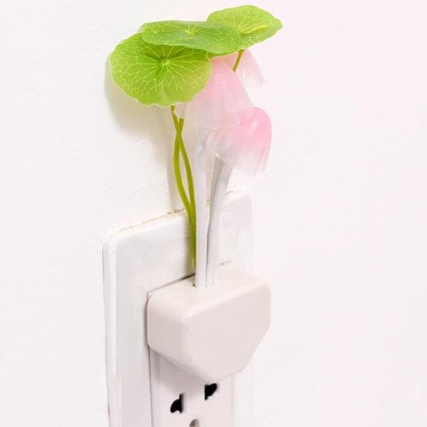 Đèn Ngủ Hình Nấm - Đèn Led Cảm Biến Ánh Sáng Tắt Mở Tự Động No.100719