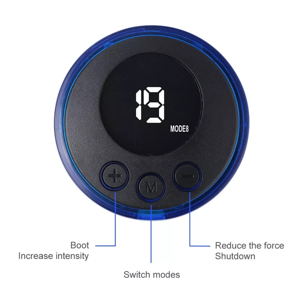 Miếng Massage Xung Điện Cổ Vai Gáy, Bắp Tay, Lưng Bằng Sung Điện đỡ đau Nhức Hiệu Qủa -Máy mat sa thân hình 10 Chế Độ - HÀNG CHÍNH HÃNG MINIIN