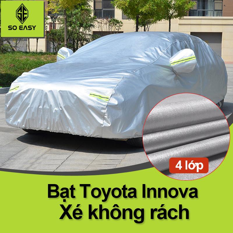 Bạt Phủ xe ô tô Toyota innova, áo trùm che phủ xe hơi 4 chỗ đến 7 chỗ BPX