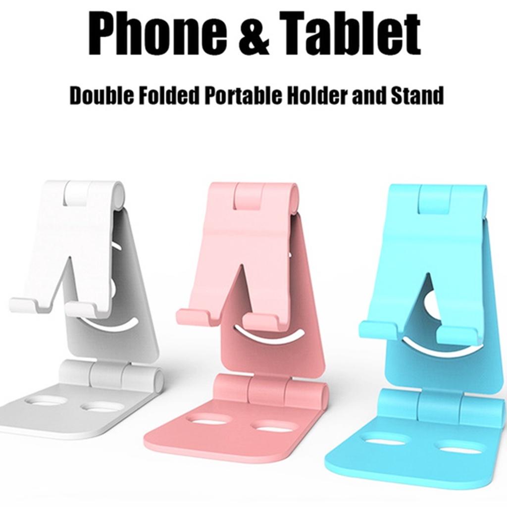 【ky】Universal Desktop Tablet Phone Stand ABS Folding Portable Cellphone Bracket Gift