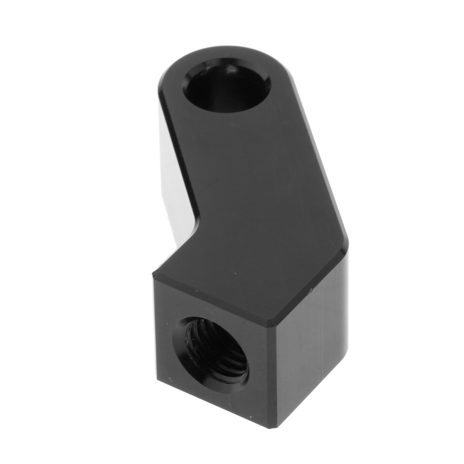 Motorcycle Headlight Mounting Block Bracket Extension CNC Aluminum for Headlights with A 3/4" I.D. Wide Mounting Bracket.