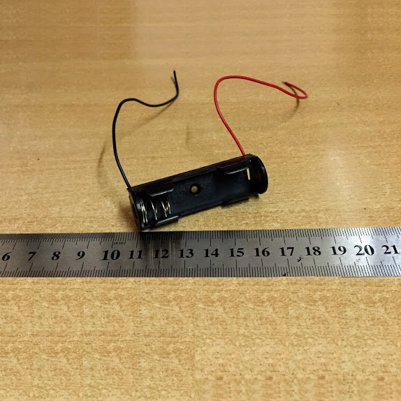Khay pin AA loại 1 pin đến 4 pin có dây điện để thay thế, sửa chữa và chế tạo